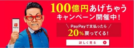 PayPay「100億円あげちゃうキャンペーン」