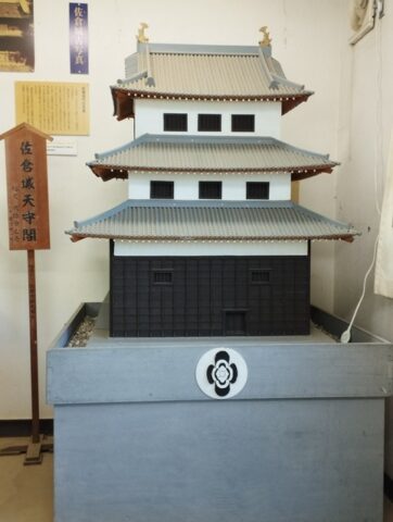 天守の模型？