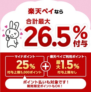 「楽天ペイ」マイナポイント