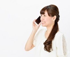 電話中