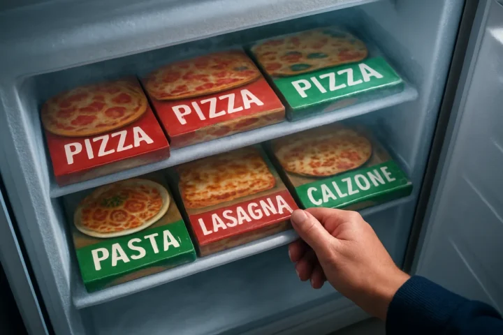 イタリア料理の冷凍・保存食品