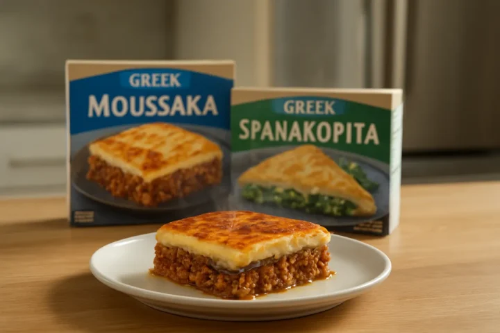 ギリシャ料理の冷凍・保存食品
